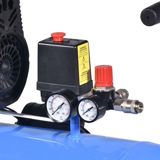 ΑΕΡΟΣΥΜΠΙΕΣΤΗΣ OILFREE | ΧΑΜΗΛΟΥ ΘΟΡΥΒΟΥ | 50LT / 2,0HP - 10 BAR | 602090 - TOROS